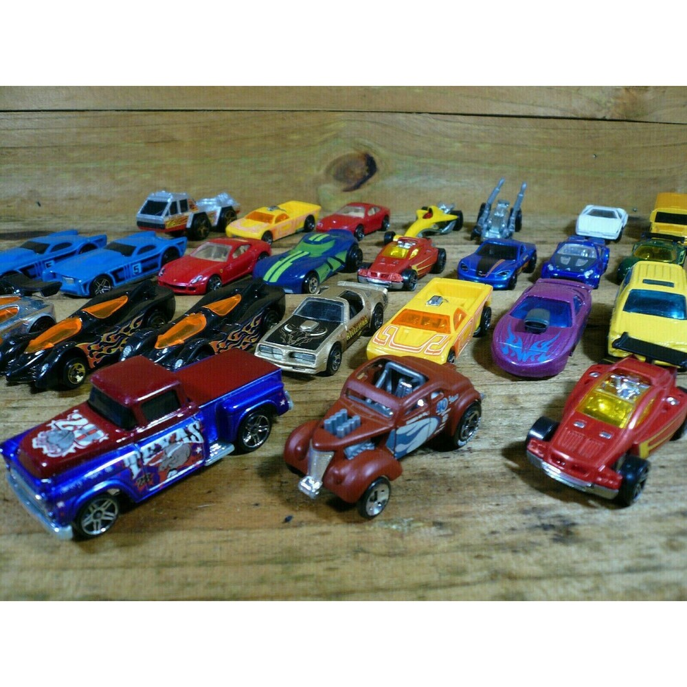 Lot of 29 Hot Wheels Toy Cars Trucks